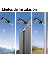 Farola solar LED URBANA 600W, 3,2V/30000mAH