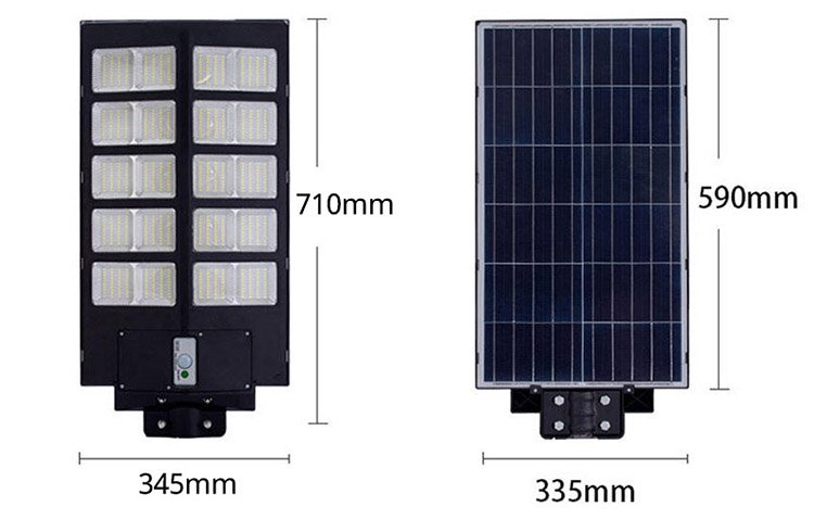 Lampadaire solaire LED URBAIN 600W, 3,2V / 30000mAH